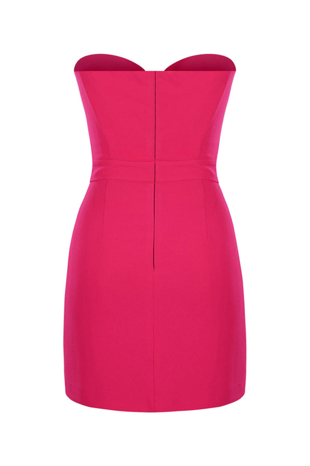Bow Detailed Mini Dress