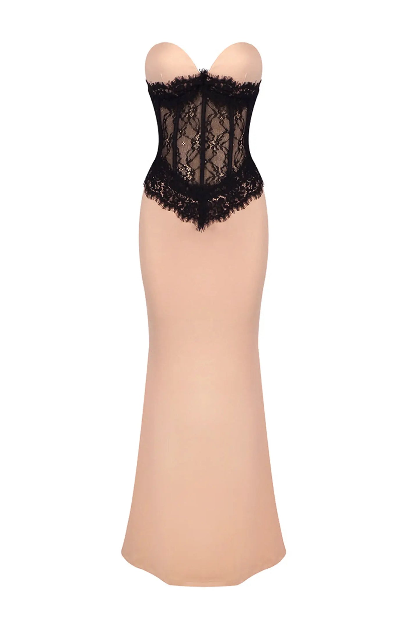 Conrad Apricot Off Shoulder Bandage Dress