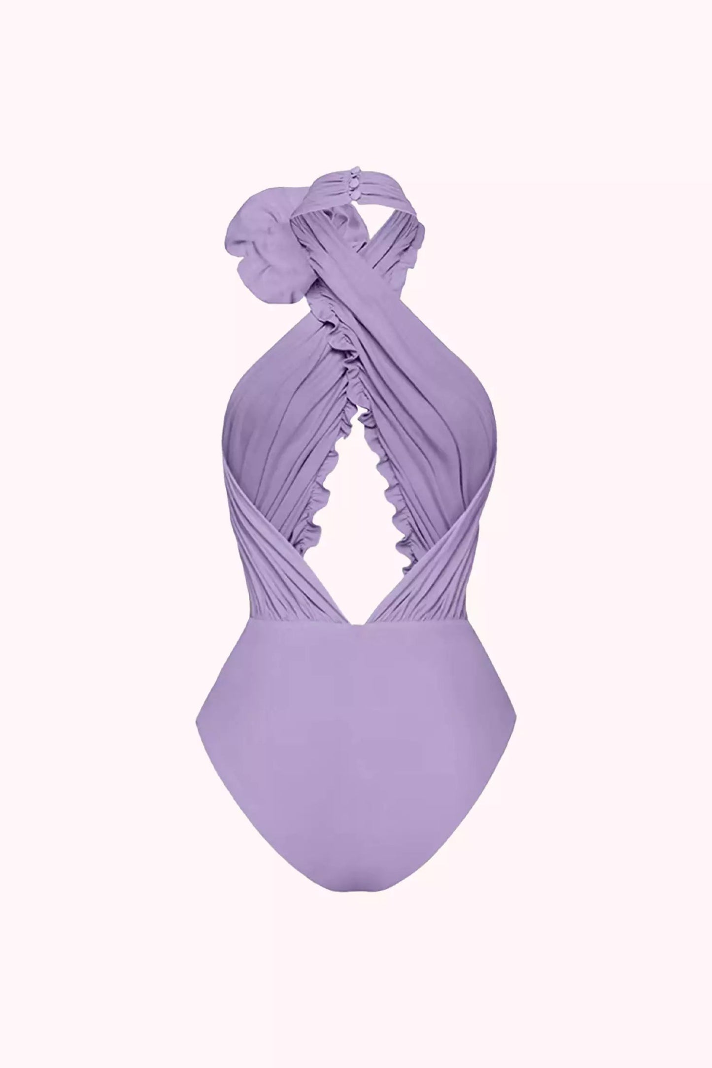 Dalia Purple Floral One Piece Swimwear