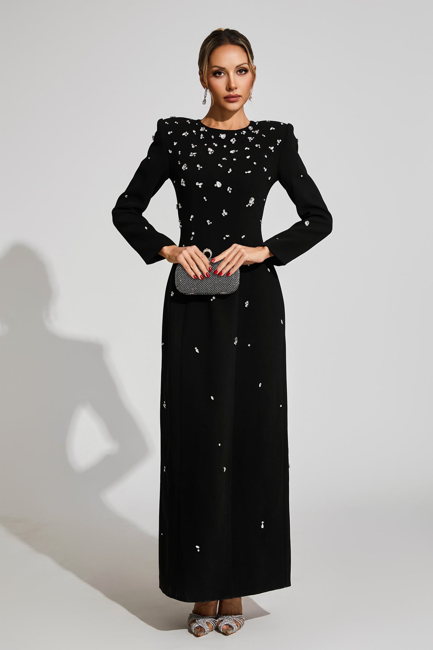 Dunlop Black Diamond Long Sleeve Dress