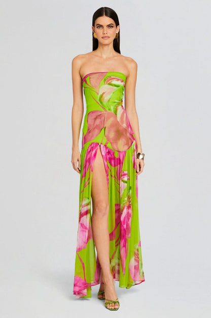 Nicole Silk Chiffon Dress