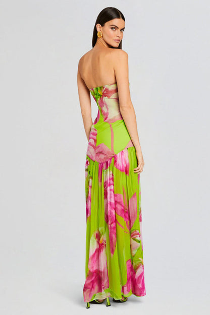 Nicole Silk Chiffon Dress