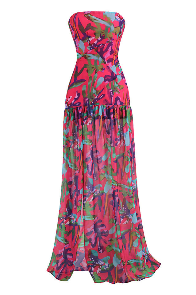 Nicole Silk Chiffon Dress