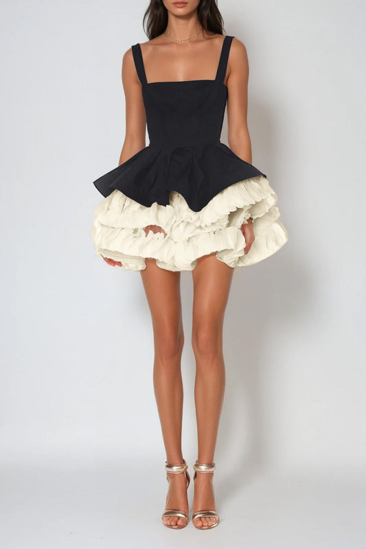 Davorka Sleeveless Puffy Mini Dress
