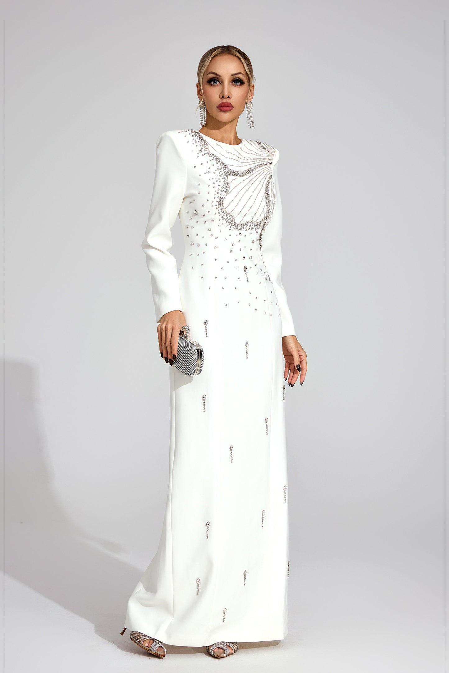 Elowen White Classic Maxi Dress