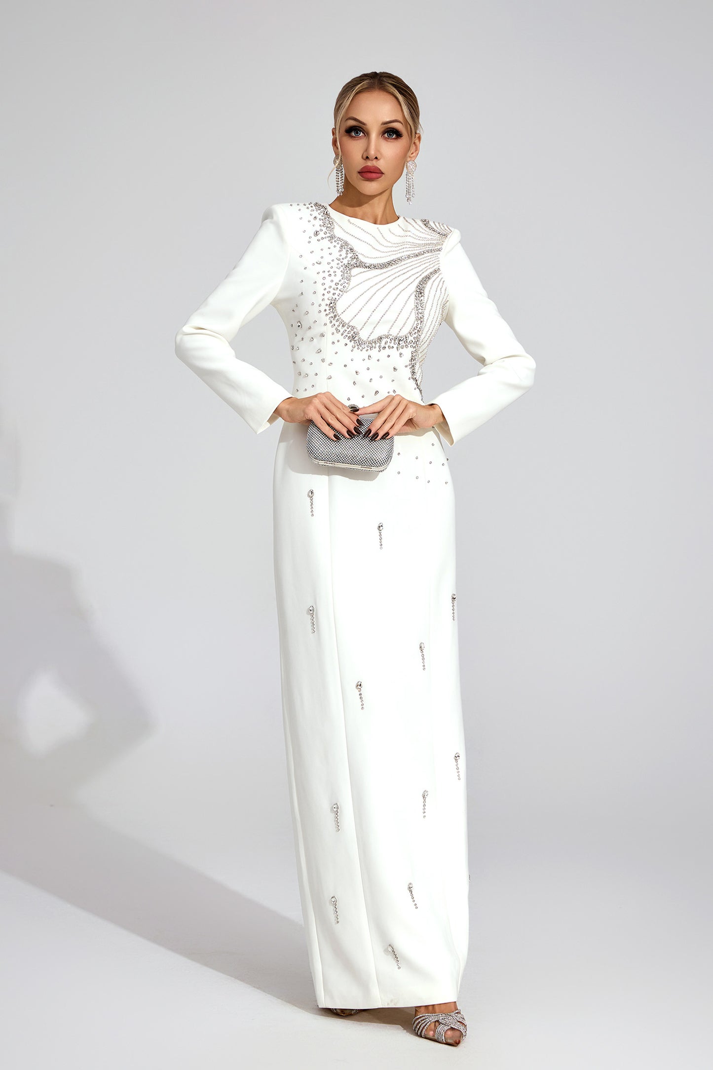 Elowen White Classic Maxi Dress