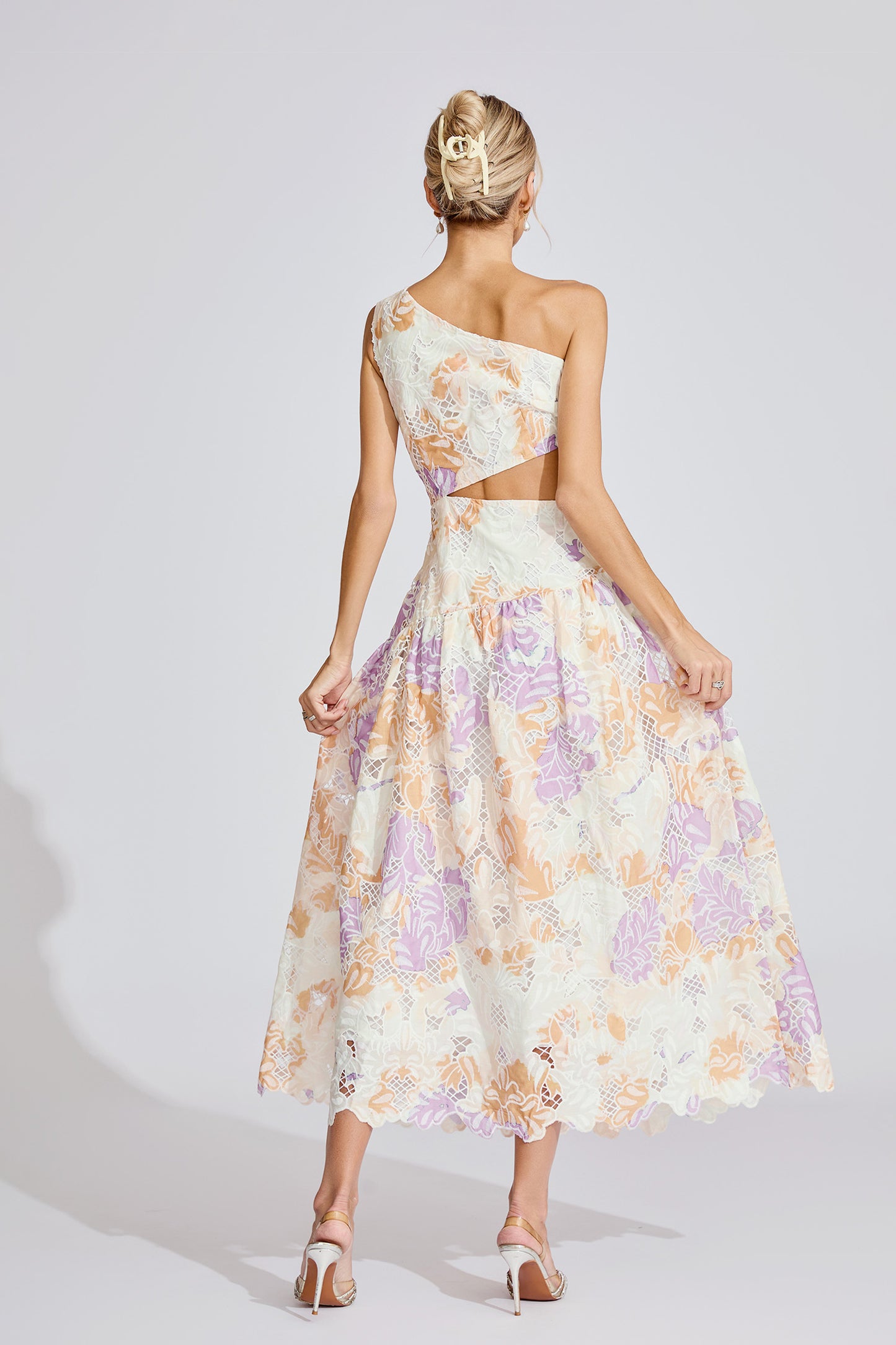 Estella  Yellow Off-Shoulder Maxi Dress