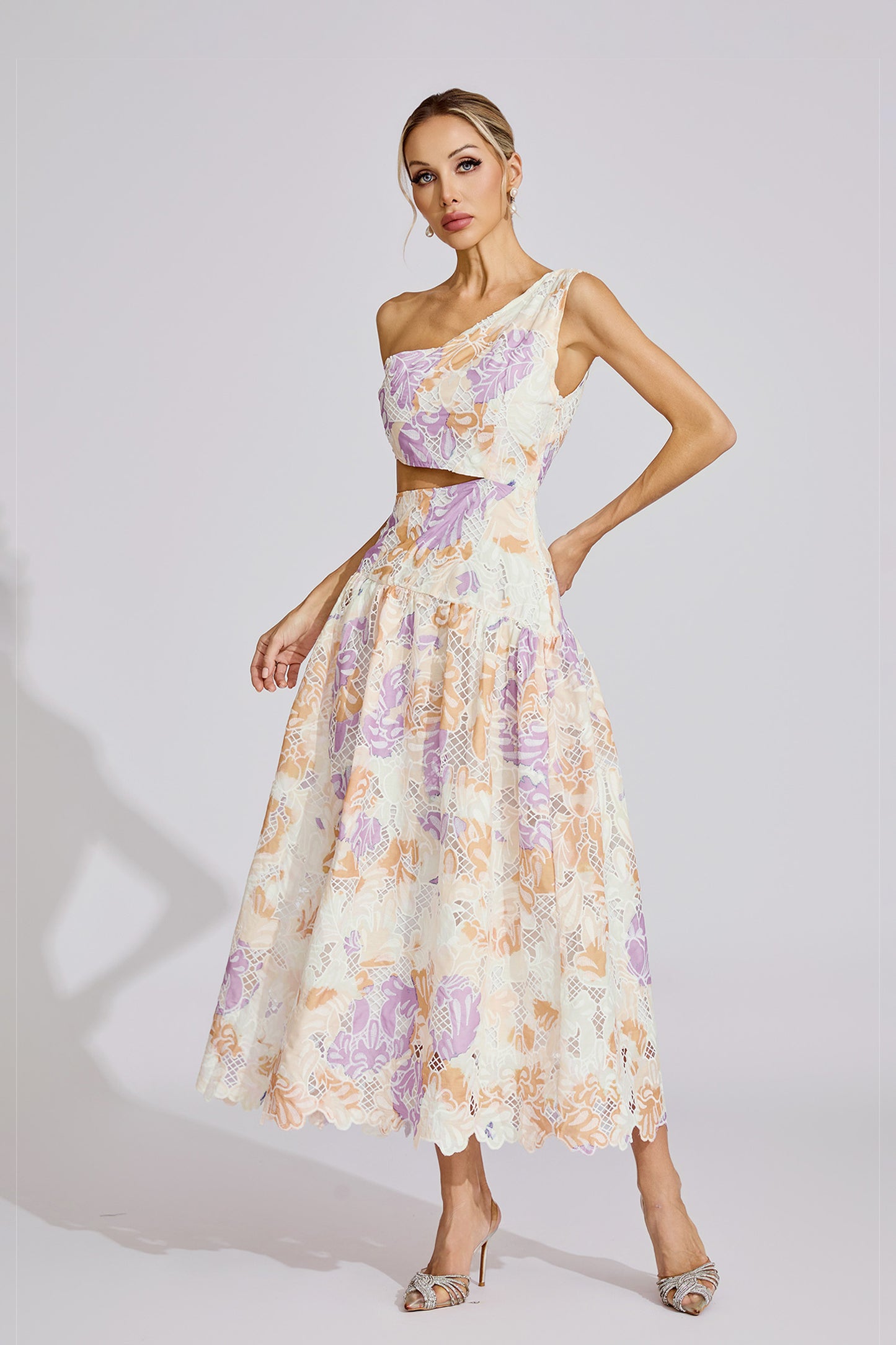 Estella  Yellow Off-Shoulder Maxi Dress