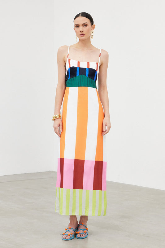 Ibb Spaghetti Stripe Maxi Dress