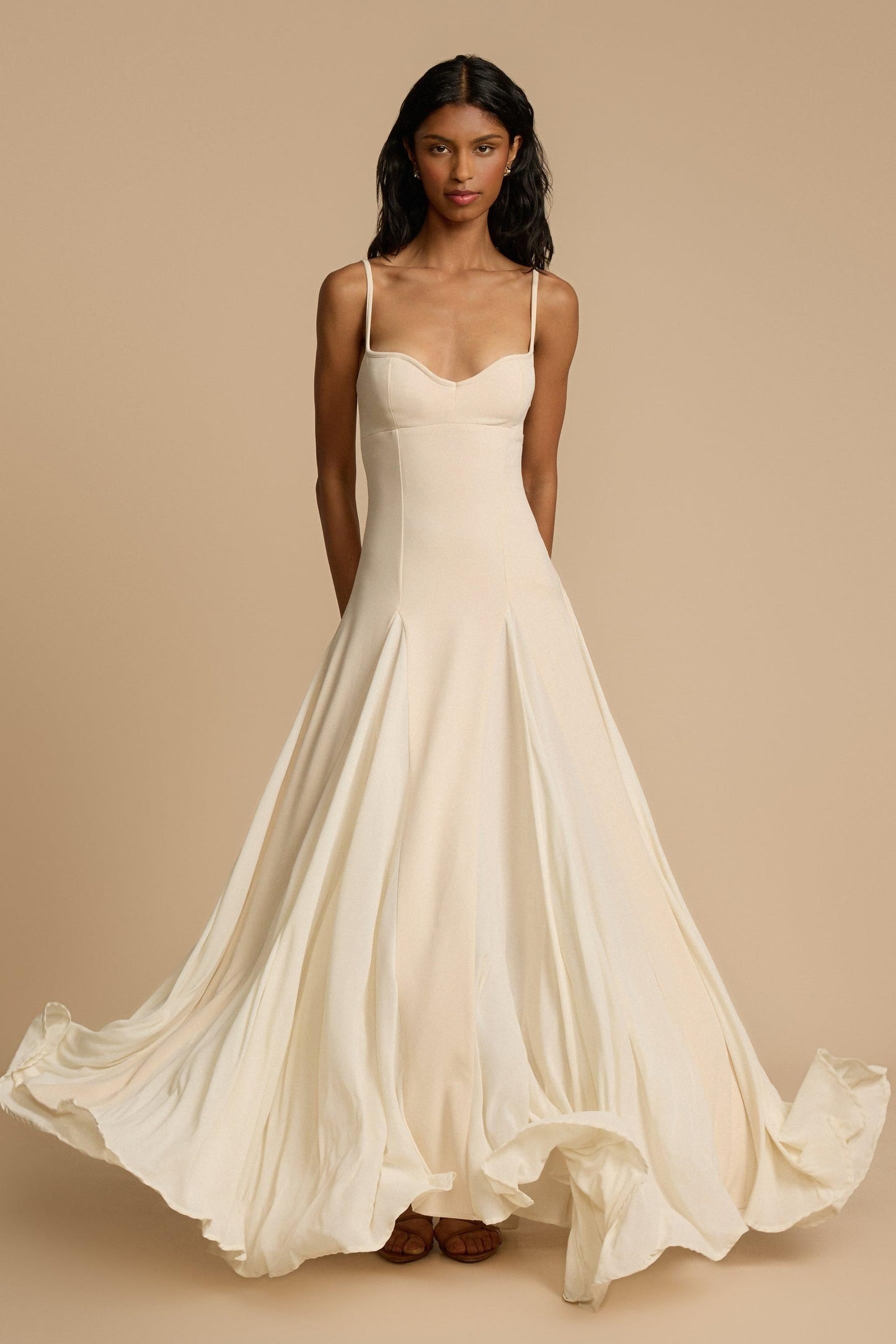 Solid Jersey Sleeveless Maxi Dress