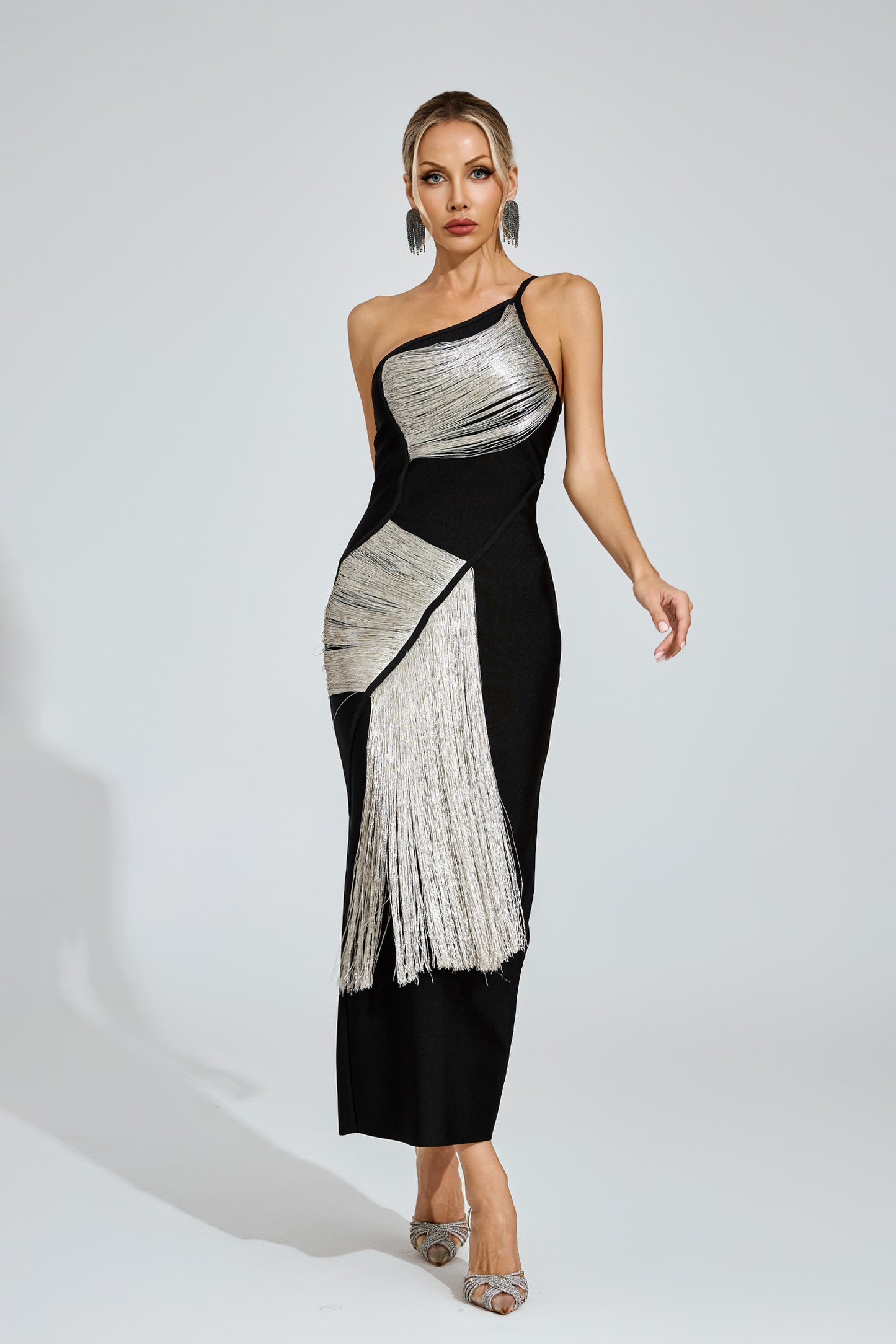 Moulton One - Shoulder Bandage Dress