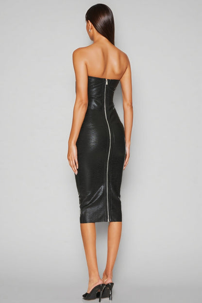 Benja Sheath Wrap Midi Dress