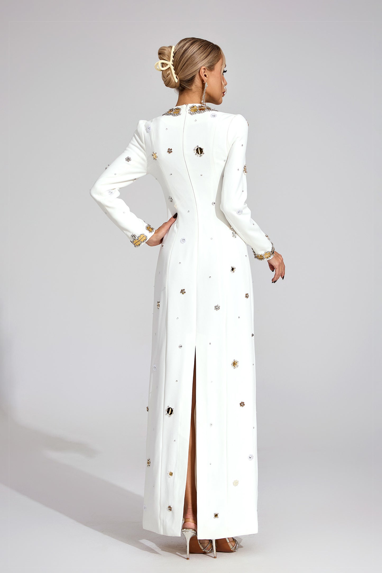 Tallulah White Star Maxi Dress